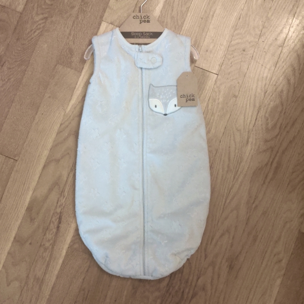 Fleece chick pea sleep sack- 0-3 months